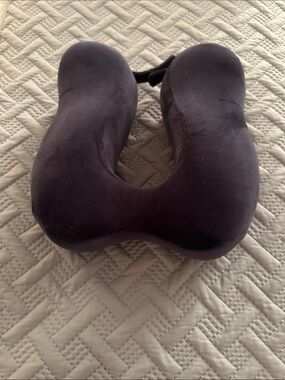 Travel Neck Pillow - Blue Memory Foam Support